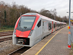 Rhymney Station and '231 010', November 2023