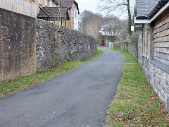 Rhymney brickworks tramway, November 2023