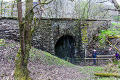 
Troedrhiwfuwch bridge under the Rhymney branch, April 2017