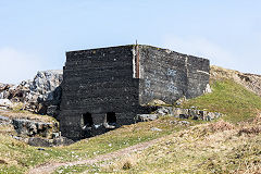 
The ganister quarry bunker at Twynau Gwynion, April 2019