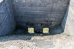 
The ganister quarry bunker at Twynau Gwynion, April 2019