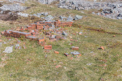 
A building at the ganister quarry, Twynau Gwynion, April 2019