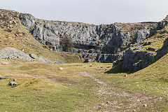 
Twynau Gwynion quarries, April 2019