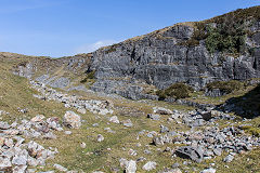 
Twynau Gwynion quarries, April 2019