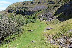 
Chwar Mawr Tramroad, Llangattock, July 2020