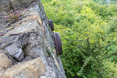 
Craig-y-gaer sewage tank, Clydach Gorge, July 2014