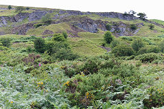 Daren Quarry, Llangattock, July 2020