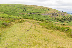 
Disgwylfa Tramroad to Daren Quarries, Clydach Gorge, July 2014