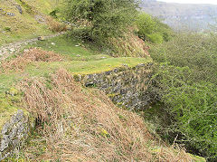 
Upper incline from brakehouse, Llangattock, April 2010