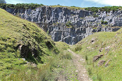 
Pant-y-rhiw Quarry, Llangattock, July 2020