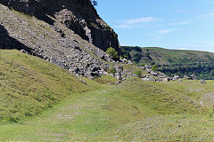 
Waun Watcyn Tramroad, the end of the line, Llangattock, July 2020