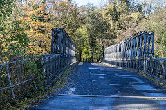 
The 25-year-old 'temporary' Glangrwyney bridge, November 2019