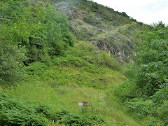 
Daren Ddu Quarry and incline, Clydach Gorge, May 2012,