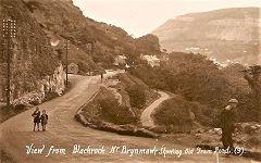 
Black Rock Quarry and the Clydach railroad to the right, Clydach Gorge,  © Photo courtesy of unknown source