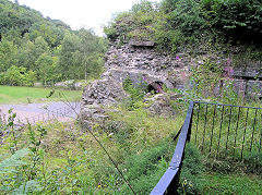 
Clydach Ironworks from the higher level, August 2010