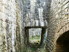 
Clydach, Ironworks, behind the furnaces, May 2012