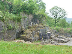 
Clydach Ironworks, furnaces Nos 2 and 1, May 2012