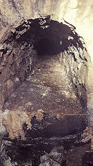 
Gellifelen Colliery drainage level, October 2017