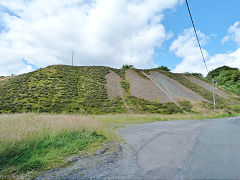 
Gellifelen Colliery, middle tips, July 2012