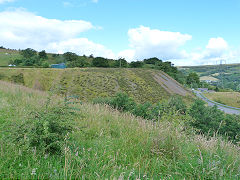 
Gellifelen Colliery, middle tips, July 2012