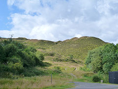 
Gellifelen Colliery, upper tips, July 2012