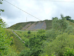 
Gellifelen Colliery, middle tips, July 2012