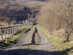 
Incline from the Balance Pit to the Llammarch Tramroad, March 2021'