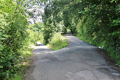 
Possible Llammarch Tramroad (left) and Clydach Railroad (right) level crossing, July 2020