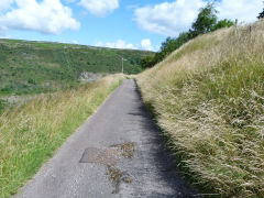 
This is part of the 1811 changes, tramroad link 8 from Gellifelen Collieries to the head of incline 9, July 2012