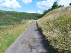 
This is part of the 1811 changes, tramroad link 8 from Gellifelen Collieries to the head of incline 9, July 2012