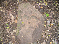 
Llanmarch tramroad stone sleeper, Gilwern, July 2010