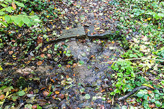 
A culvert on the Llammarch Tramroad to Gilwern, November 2019