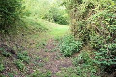 
Llammarch 1811 tramroad route, Clydach, August 2010