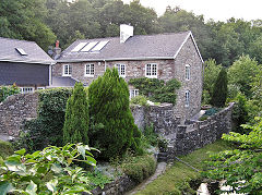 
Llanelly Forge House, Gilwern, July 2010