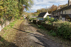 
Llammarch Tramroad at Forge Row, Gilwern, November 2019