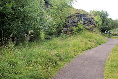 
Llanelly Quarry siding junction, August 2010