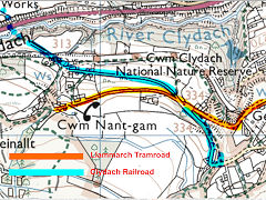 
Cwm Nant Gam and Gellifelen, 1795,  © Crown Copyright reserved