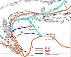 
Llammarch Tramroads and inclines,  © Photo courtesy of John Van Laun and 'Early Limestone Railways'