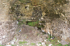 
Clydach Limeworks, beyond aggregate bins, August 2010