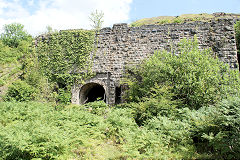 
Clydach Limeworks, double kiln, August 2010