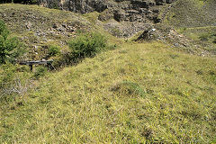 
Clydach Quarry North structure and tips, August 2010