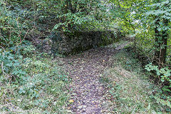 
Baileys Govilon Tramroad enters Clydach Limeworks, October 2019