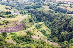 
Baileys Govilon Tramroad approaching the Gellifelen tunnels, October 2019