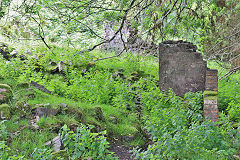 
Blaen Dyar Farm below the causeway, July 2020