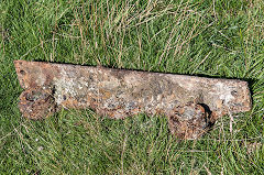 
Ironmongery, a wooden dram underframe?, at Blaen Dyar, September 2016