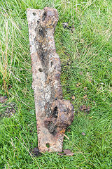 
Ironmongery, a wooden dram underframe?, at Blaen Dyar, September 2016