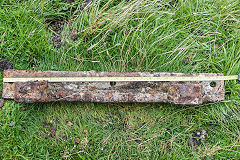 
Ironmongery, a wooden dram underframe?, at Blaen Dyar, September 2016