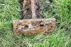 
Iron column at Blaen Dyar, September 2016