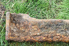 
Iron column at Blaen Dyar, September 2016