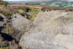 
Erosion at Blaen Pig, August 2016